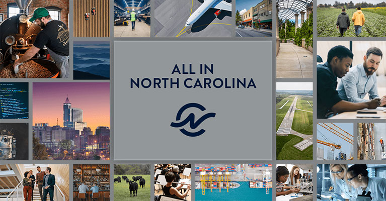 Collage of North Carolina images